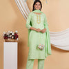 Mint Bloom Kurta Set