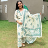 Ivory Meadow Cotton Kurta Set