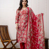 Orchid -Grace Draped in Scarlet Luxury
